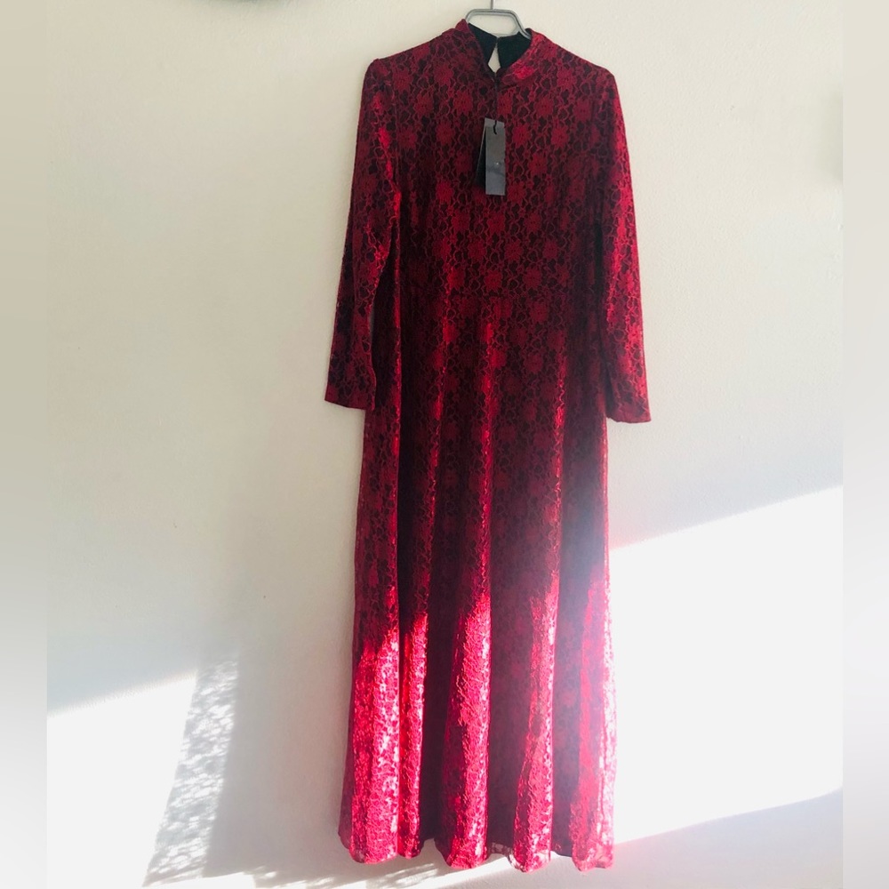 Lace Maxi long sleeves Dress